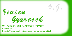 vivien gyurcsek business card